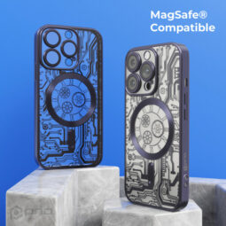 Prio Elegant Suojakotelo MAG Musta |  iPhone 16 Pro