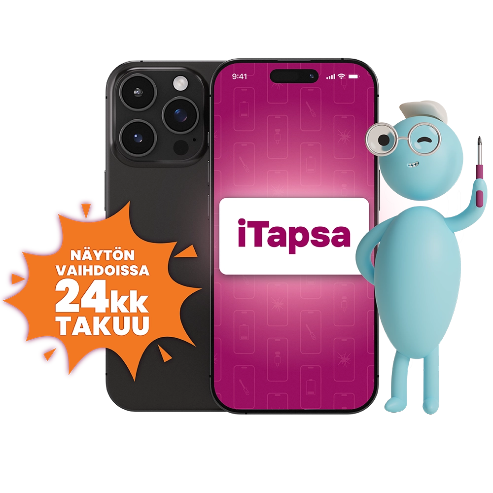 iPhone näytön korjaukset nyt jopa -29%!