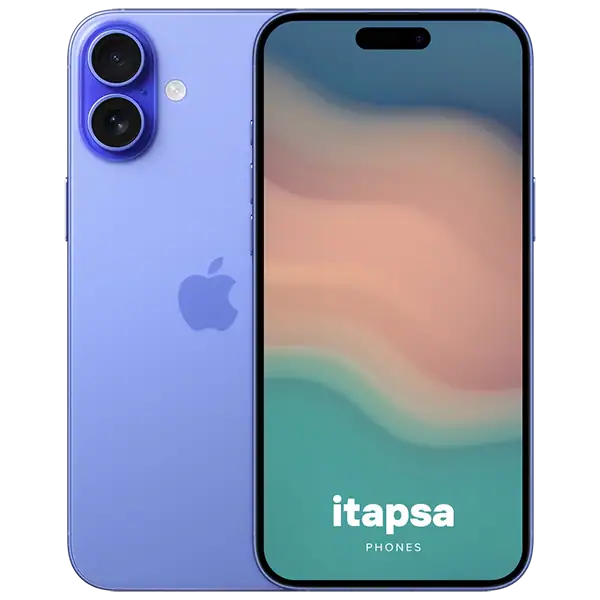 Uusi älypuhelin iPhone 13 sininen, korkealaatuinen ja moderni mobiililaite.