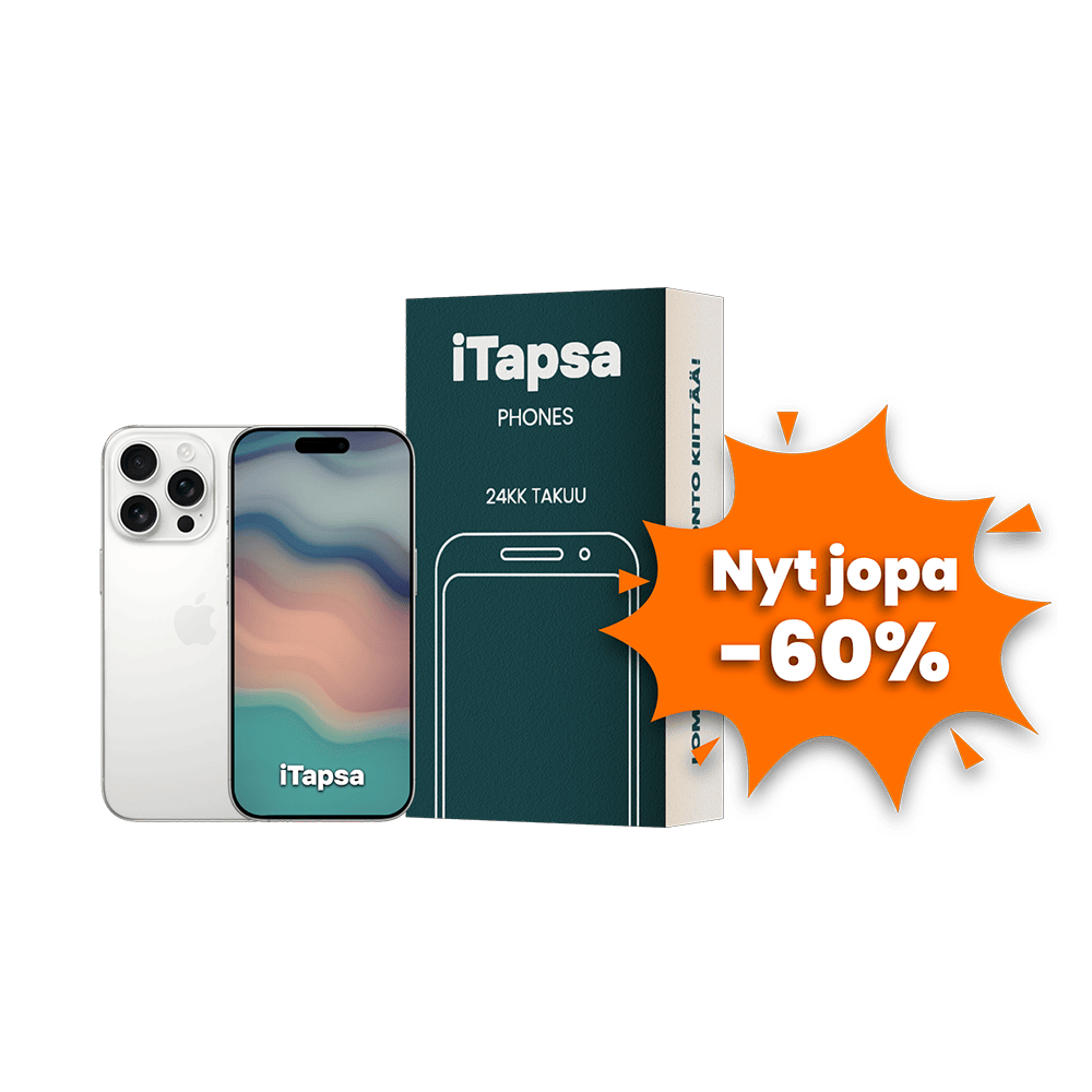 Tarvike- ja lisätakuupaketit uudistetun puhelimen ostajalle nyt jopa -60%